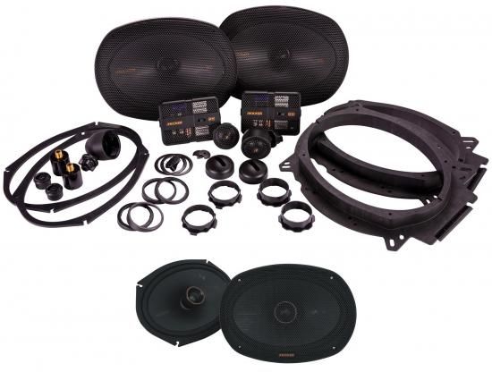 オーディオセービングバンドル: Kicker 51KSS6904 6X9 カーオーディオコンポーネントスピーカー (1組) と Kicker 51KSC6904 6x9 150ワット RMS カーオーディ