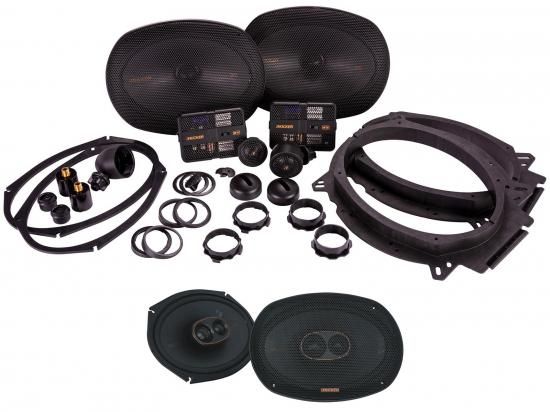 オーディオセービングバンドル: (1) ペア Kicker 51KSS6904 6X9 カーオーディオコンポーネントスピーカーバンドル (2) Kicker 51KSC69304 6x9 150ワット RMS