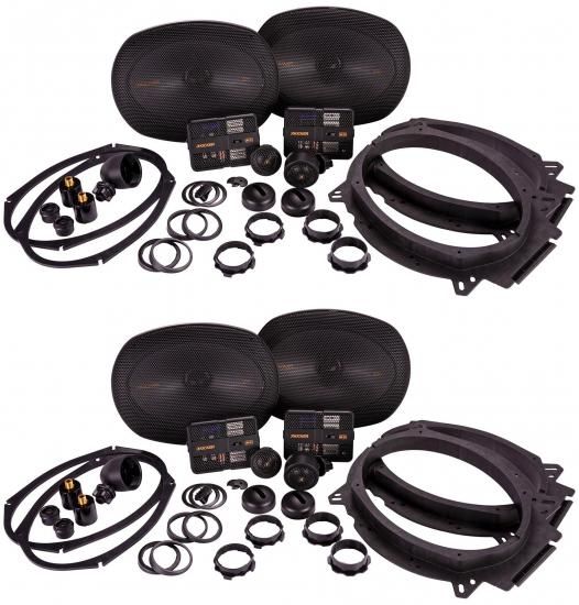 オーディオセービングバンドル: (2) ペア Kicker 51KSS6904 6X9 カーオーディオコンポーネントスピーカー (1インチツイーター付き) (アイテム 4)｜ワールドセレクトショップ
