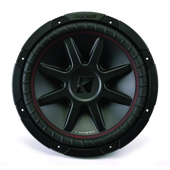 Kicker CompVR 10インチ (25cm) サブウーファー、DVC、4オーム、350W｜ワールドセレクトショップ