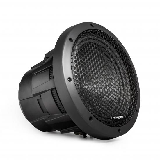 Alpine HDZ-W10 10インチ サブウーファー | 800W RMS、デュアル 4 オーム コイル、グリル付属。