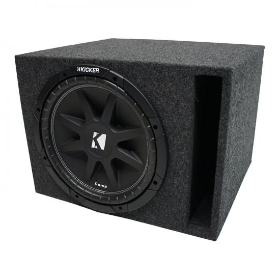 KICKER 43C154-N ユニバーサルカーステレオベントポート付きバンドル シングル15インチComp C15サブボックスエンクロージャ - ファイナル4オーム