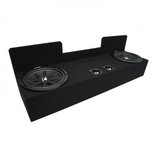 American Sound Connection 1995-2004年式トヨタ タコマ エクステリアキャブ トラック対応 Kicker Comp C12 デュアル 12インチ サブボックスエンクロージャ