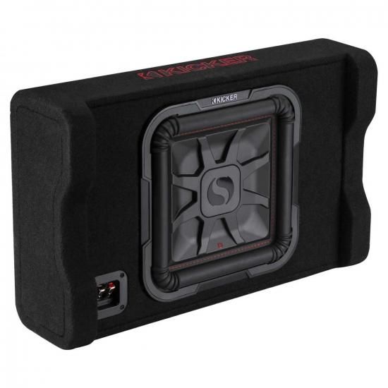 Kicker 49L7TDF122 ダウンファイアリング 12インチ L7T 2オーム サブウーファーエンクロージャー、600ワット RMS