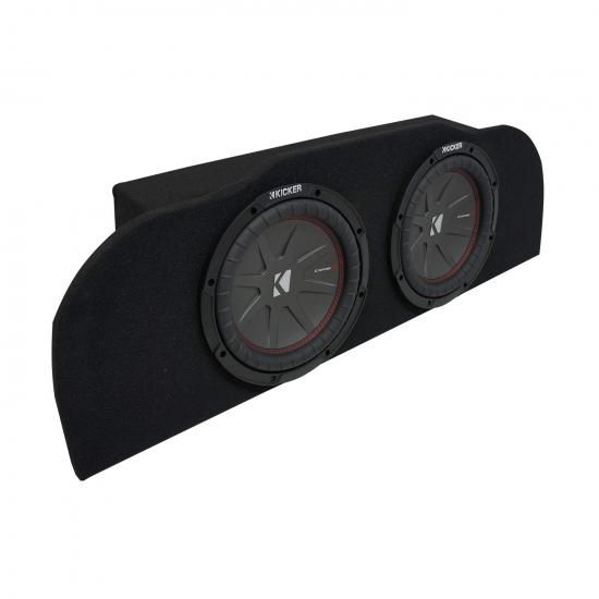 American Sound Connection 2003-2015 Infiniti G35 Coupe Kicker CompR CWR10 サブウーファー デュアル 10インチ サブボックスエンクロージャ対応 - ファイ