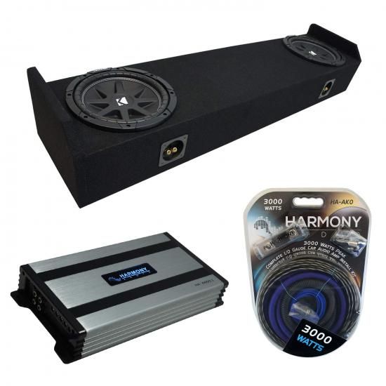 Harmony Audio Kickerバンドル 2006-14 Honda Ridgeline Comp C10 デュアル10インチ ロードサブボックスエンクロージャとHarmony HA-A800.1アンプに対応 55,165円