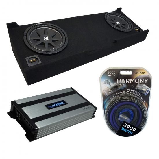 Harmony Audio 1999-2006年式 シボレー シルバラード エクステンデッドキャブ トラック キッカー バンドル Comp C12 デュアル 12インチ サブボックス エンク 59,730円