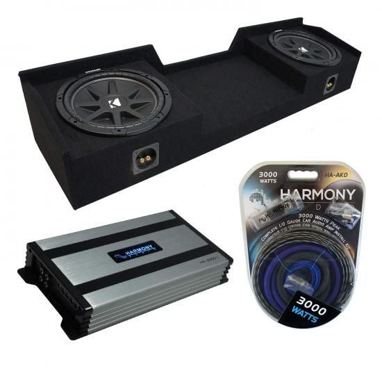 Harmony Audio 2004-2015年式 Nissan Titan King または Crew Kicker 対応 バンドル Comp C12 デュアル 12 サブボックス Harmony HA-A800.1 アンプ 59,730円