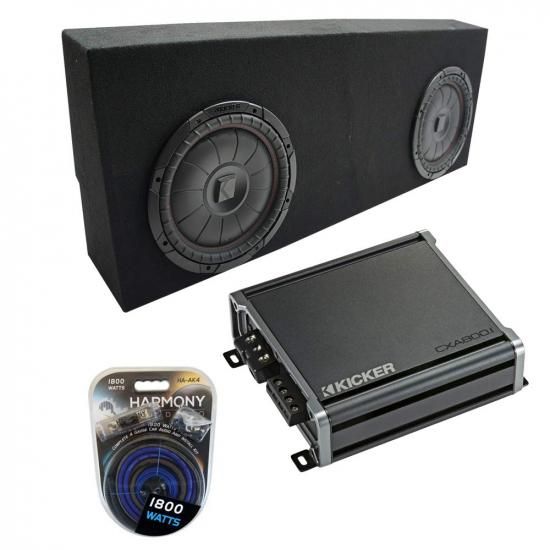 American Sound Connection - 07-13 トヨタ タンドラ クルーマックス キッカー バンドル コンプ C12 デュアル 12カスタム サブボックス CXA800.1 対応｜ワールドセレクトショップ