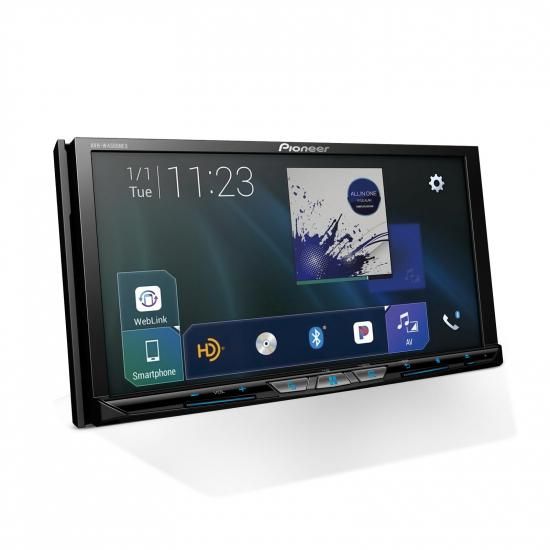 Pioneer パイオニア AVH-W4500NEX 7インチ 静電容量式タッチスクリーン、ダブルDIN、ワイヤレス&有線 Apple CarPlay&Android Auto、Bluetooth、CD/DVD、SD|ワールドセレクトショップ