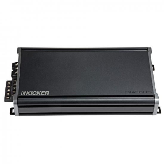 Kicker 46CXA6605 CXA6605-4x90ワット4チャンネルフルレンジアンプ(300ワットクラスDサブチャンネル搭載)