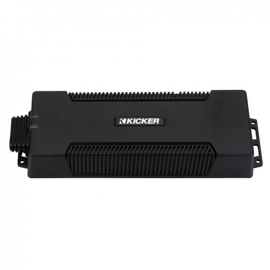 Kicker 48PXA10005 耐候性パワースポーツアンプ - 4x100ワット 4チャンネルフルレンジ、600ワットサブウーファーチャンネル付き