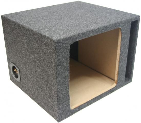 American Sound Connection カーオーディオ シングル 12インチ ベントスクエアサブボックスエンクロージャ キッカー L7 サブウーファー対応