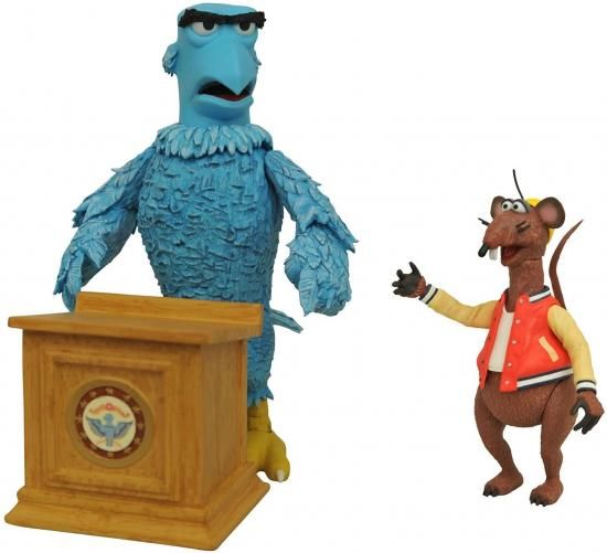 Diamond Select Toys The Muppets: サム ザ イーグル & リッツォ ザ・ラット デラックスフィギュアセット