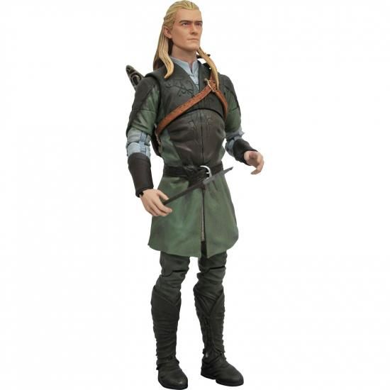 Diamond Select Toys ロード・オブ・ザ・リング 7インチ レゴラス アクションフィギュア 16箇所の関節付き