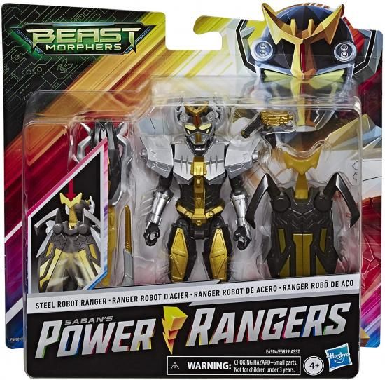 ハズブロ パワーレンジャー・ビーストモーファーズ 6インチ バディロイド ベーシックフィギュア スティール・ロボット レンジャー / HASBRO 2020 POWER RANG 15,054円