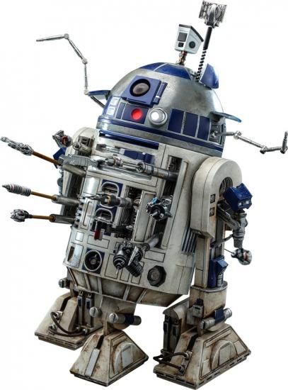 ホットトイズ(Hot Toys) ムービー・マスターピース スター・ウォーズ エピソード2/クローンの攻撃 R2-D2 1/6スケールフィギュア 白 高さ約18センチ MMS651|ワールドセレクトショップ