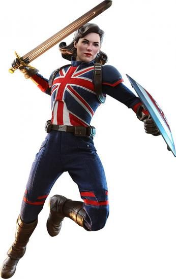 ホットトイズ(Hot Toys) テレビ・マスターピース ホワット・イフ…? キャプテン・カーター 1/6スケールフィギュア 高さ約29センチ 青 プラスチック HT909166画像