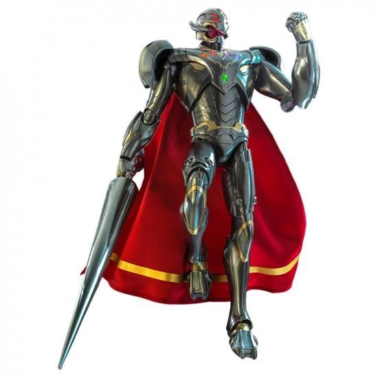 ホットトイズ(Hot Toys) テレビ・マスターピース DIECAST ホワット・イフ…? インフィニティ・ウルトロン 1/6スケールフィギュア 高さ39cm 銀 プラスチック画像