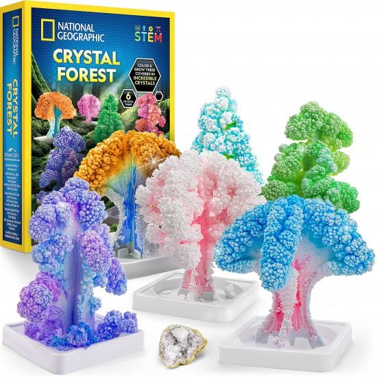 National Geographic ナショナルジオグラフィック キッズクラフトキット - 水晶育みそだてる一揃いの道具、わずか6第四次元で6本の水晶天然木を育みそだてる、画材付き添い人仕立て上げる 知育玩具・学習玩具-その他