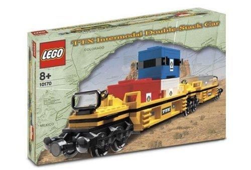 LEGO レゴ 10170 TTX Intermodel Double-Stack Car Train by