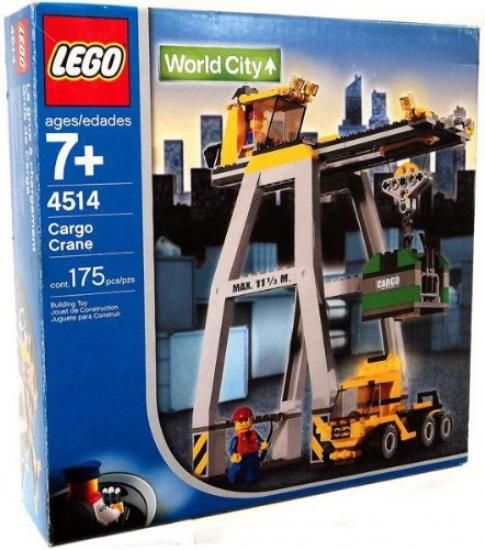 LEGO レゴ 4514 City World Cargo Crane 差しつかえる 遊び道具