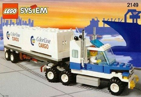 LEGO レゴ 2149 City Set # Color Line Container 差しつかえる 手あそび おもちゃ-ブロック