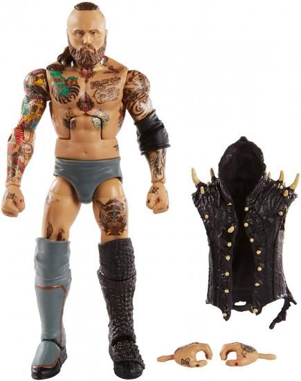 WWE アリスター ブラック エリート シリーズ #73 デラックス アクションフィギュア リアルな顔のディテール、象徴的なリングギアとアクセサリー付き