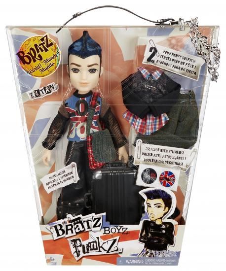 Bratz ブラッツ プリティ・ン・パンク エイタン・ボーイズ パンク ファッションドール 衣装2点とスーツケース付き コレクター対象年齢 6 7 8 9 10歳以上|ワールドセレクトショップ