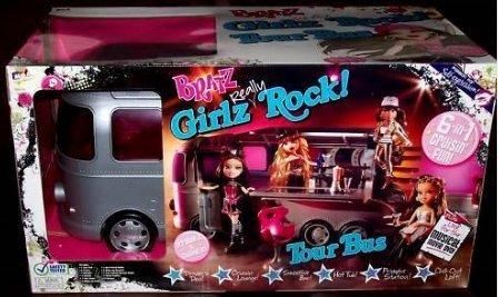 Bratz ブラッツガールズ リアリーロック! ツアーバス 6-in-1 クルージングファン 巨大プレイセット|ワールドセレクトショップ