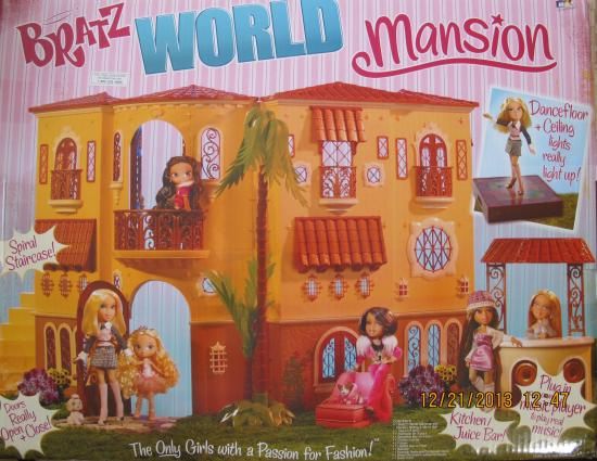 Bratz World Mansion ドールハウス ライト、サウンド、螺旋階段などが付いたドールハウス! (2006 年頃)|ワールドセレクトショップ