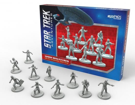 Modiphius MUH051234 次世代アウェイチーム 32mmミニチュア：Star Trek スタートレックアドベンチャーズ、マルチカラー 21,097円