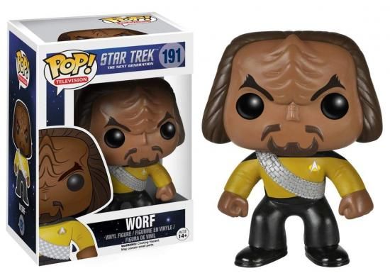 Funko POP! ビニールフィギュア: Star Trek スタートレック TNG - ウォーフ (ダークグレー)