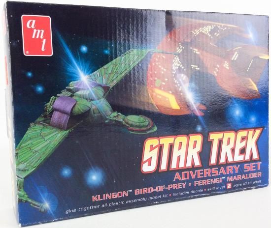AMT Star Trek スタートレック クリンゴン バード・オブ・プレイ & フェレンギ マローダー プラスチックモデル組み立てキット