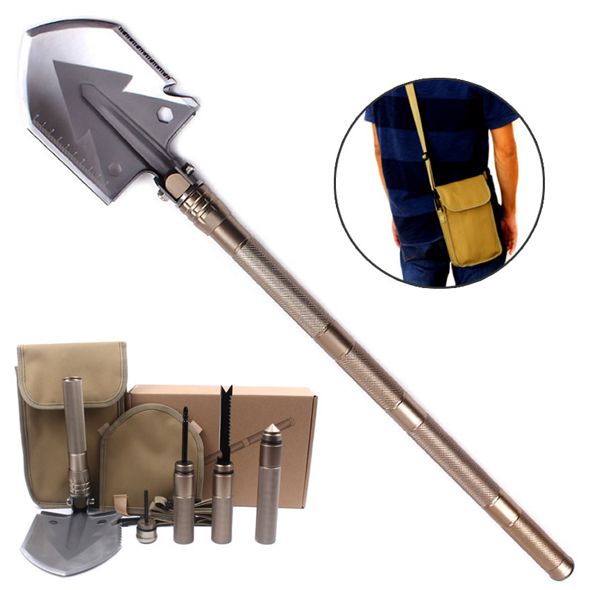 市場 大カンシャベル シャベル 折りたたみ アウトドア