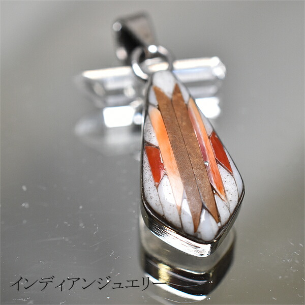 楽天市場】インディアンジュエリー ペンダントトップ ズニ族