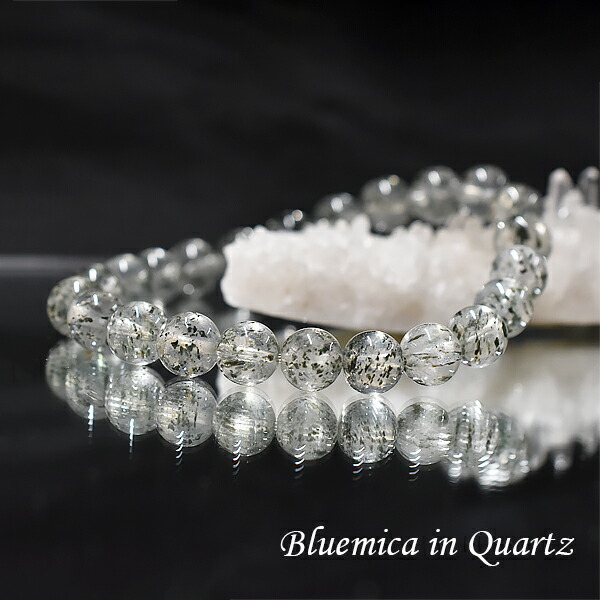 楽天市場】水晶 ブレスレット フォリエーテッドマイカインクォーツ