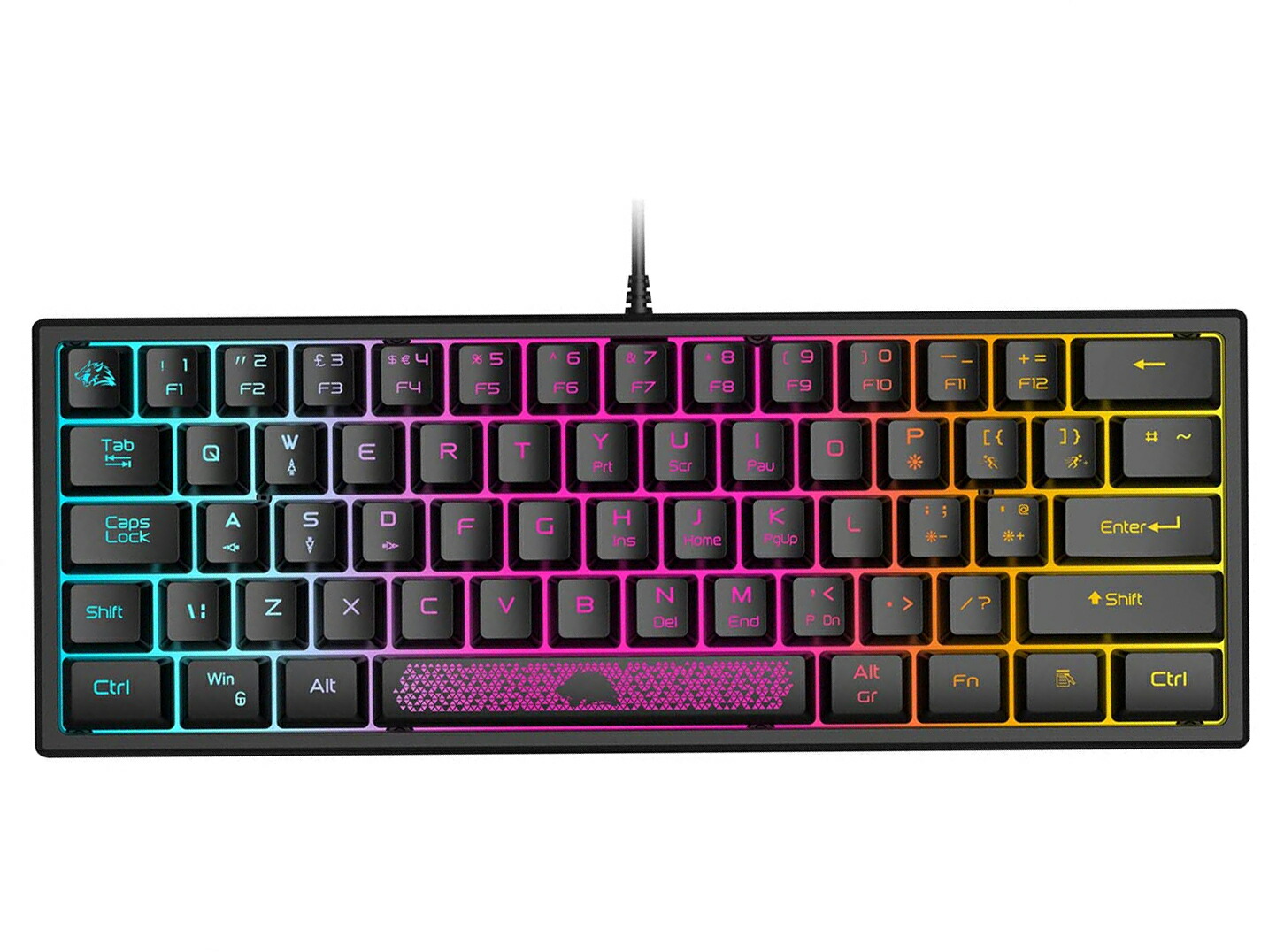 楽天市場】【お買い得】ゲーミングキーボード マウス セット v1