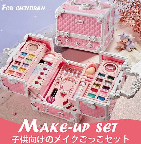 おままごと 誕生日 子供メイクアップセット プレゼント ラッピングボックス 子供 お化粧おもちゃ 子供用メイクセット おもちゃ お化粧ごっこ クリスマス