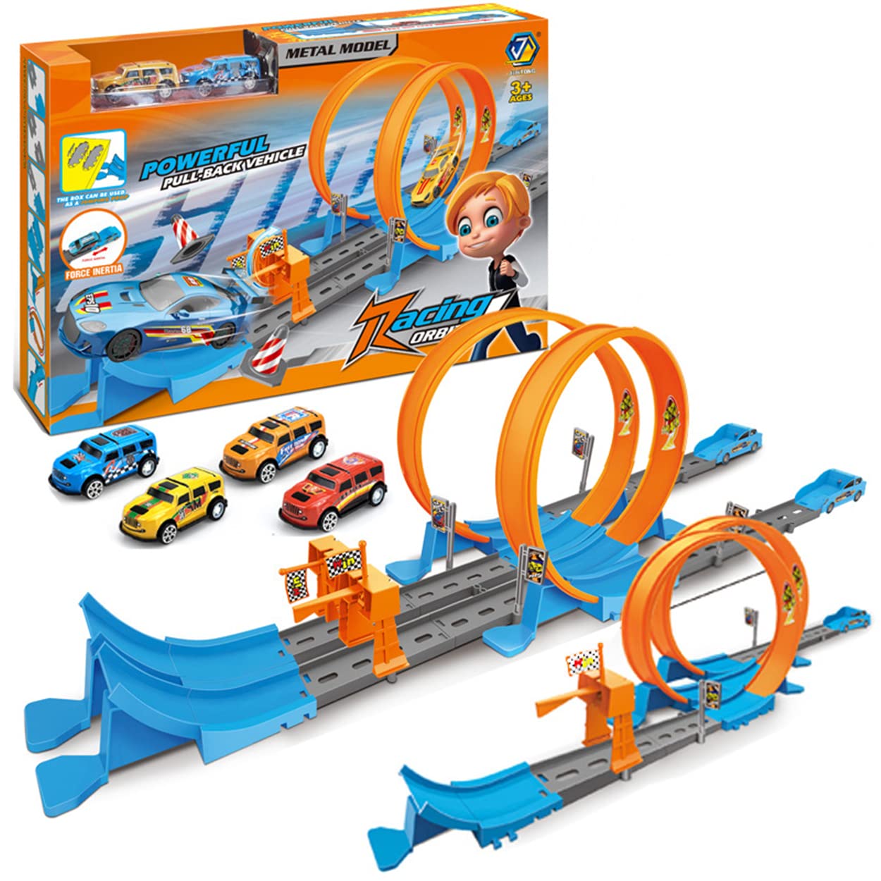 楽天市場】子供用トラックレーシングスピード ダブルカーホイール