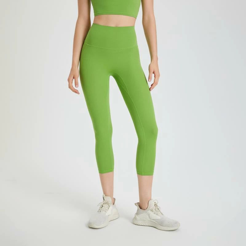 ヨガパンツ レディース 高腰 裸感 ヒップアップ 七分丈 ナイロン 通気性 伸縮性 フィットネス 春夏 黒 ネイビー ピンク ランニング サイクリング ダンス