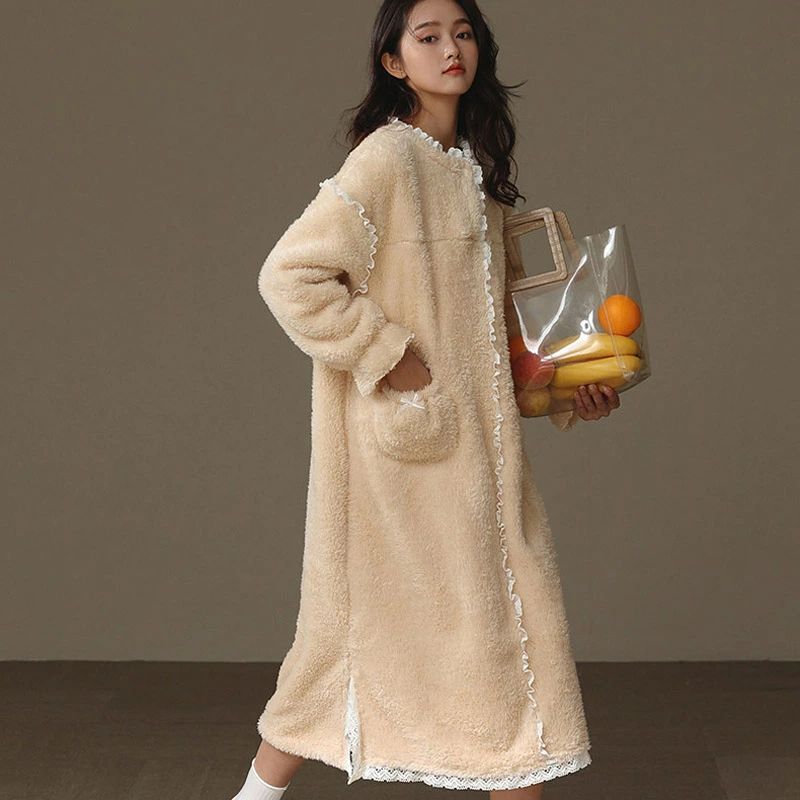 一人暮らし 新生活 北欧 洗える 秋冬 フランネル 長袖 可愛い パジャマ おしゃれ 高品質 冬用 ふわふわ モコモコ 毛布 着る
