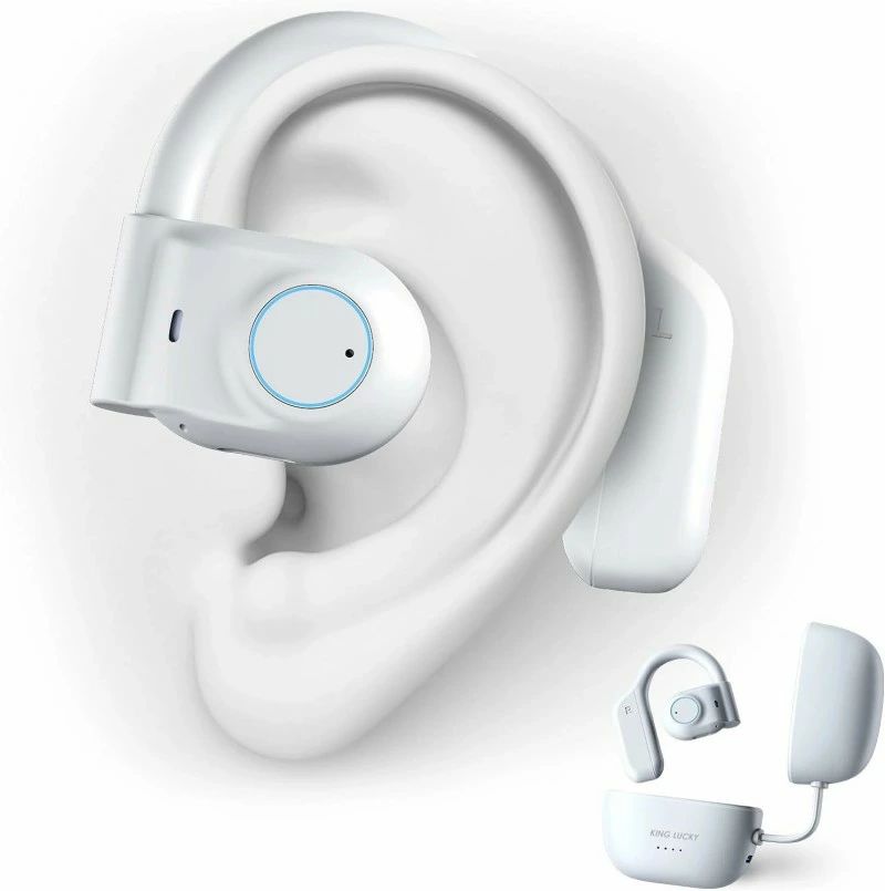 完全ワイヤレスイヤホン イヤホン bluetooth オープンイヤー bluetooth5.3 マイク付き 10g超軽量 Typc-C高速充電 36時間再生時間 片耳/両耳瞬時自動ペアリング接続 16.2ｍｍドライバー 骨伝導の革新 IPX5防水
