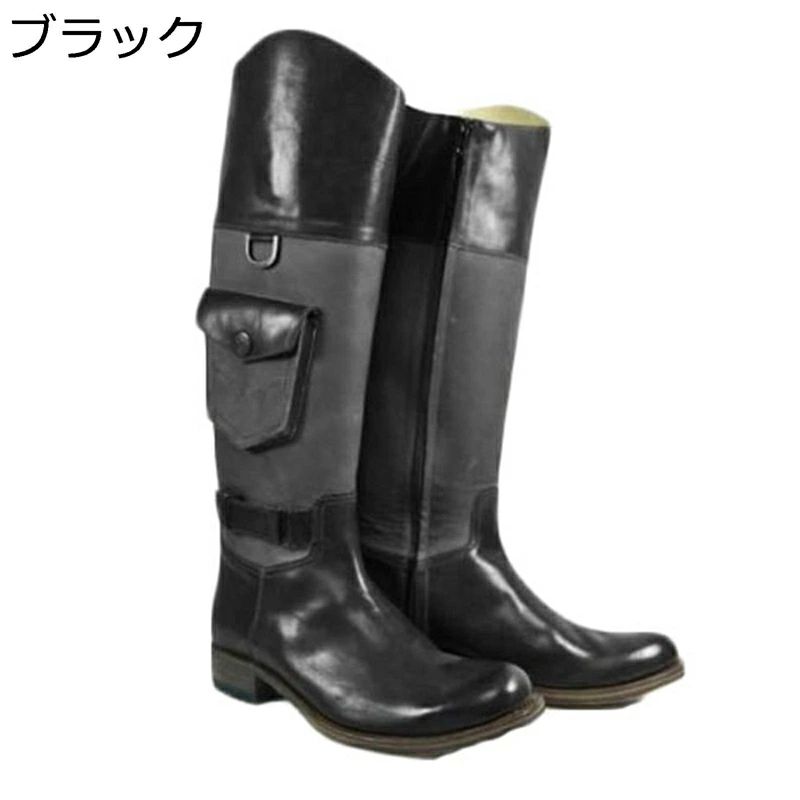 滑り止め 快適 コスプレ ゴシック ロングブーツ 男性用靴 ジョッキー 中世の靴 乗馬 イベント 復古 ライダースブーツ 演出 暖かい 走れる むれない 耐磨耗性 防水性 美脚 メンズ トレンド|WORLD TEACH