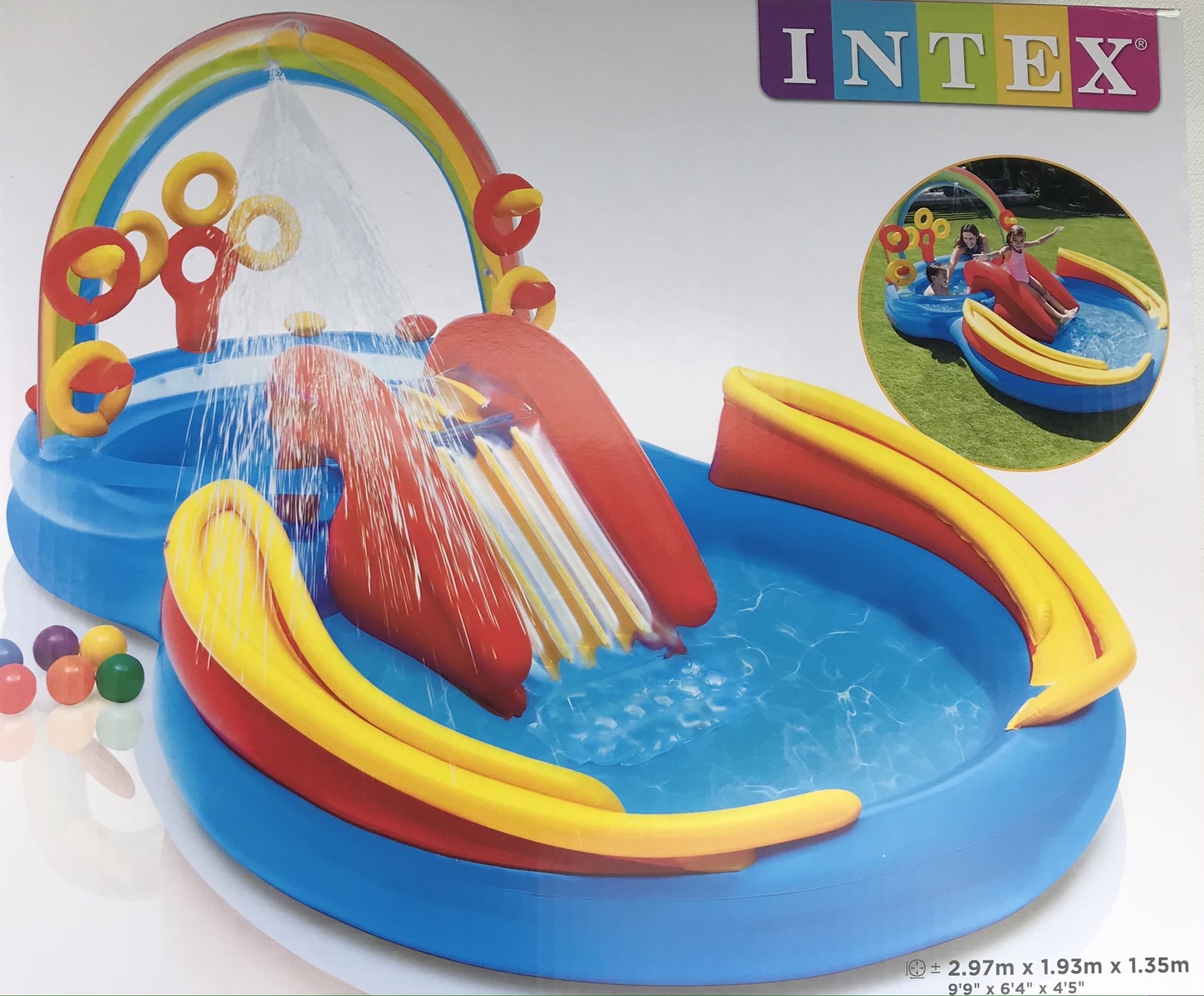 レインボーリングプレイセンター プール ビニールプール すべりだい わなげ 噴水 ボール 水遊び おもちゃ ベビー 赤ちゃん キッズ 子供 夏休み ふたご専門通販 双子専門通販 Butlerchimneys Com