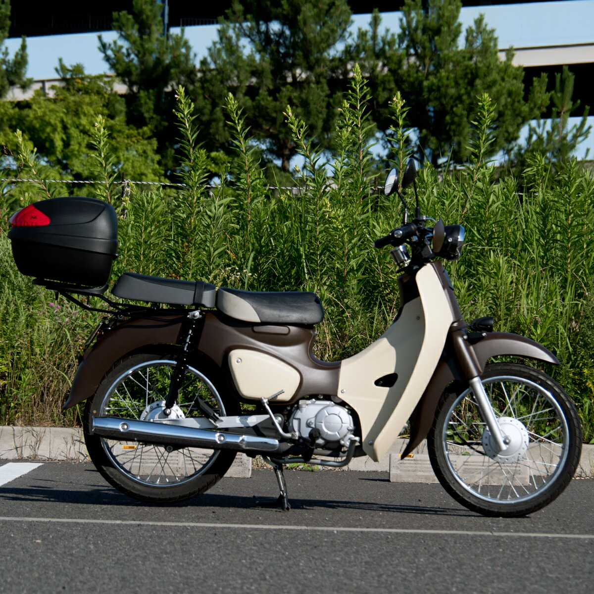 送料無料 ホンダ スーパーカブ 110 Ja44 用 タイホンダ 純正 タンデムシート リアキャリアボックスセット Wca 43 Hwb30 Ts 1 延長キャリア オーバーキャリア ツーリング キャンプ 荷台 積載 タンデム シート リアボックス スチール World Walk ワールドウォーク あす楽