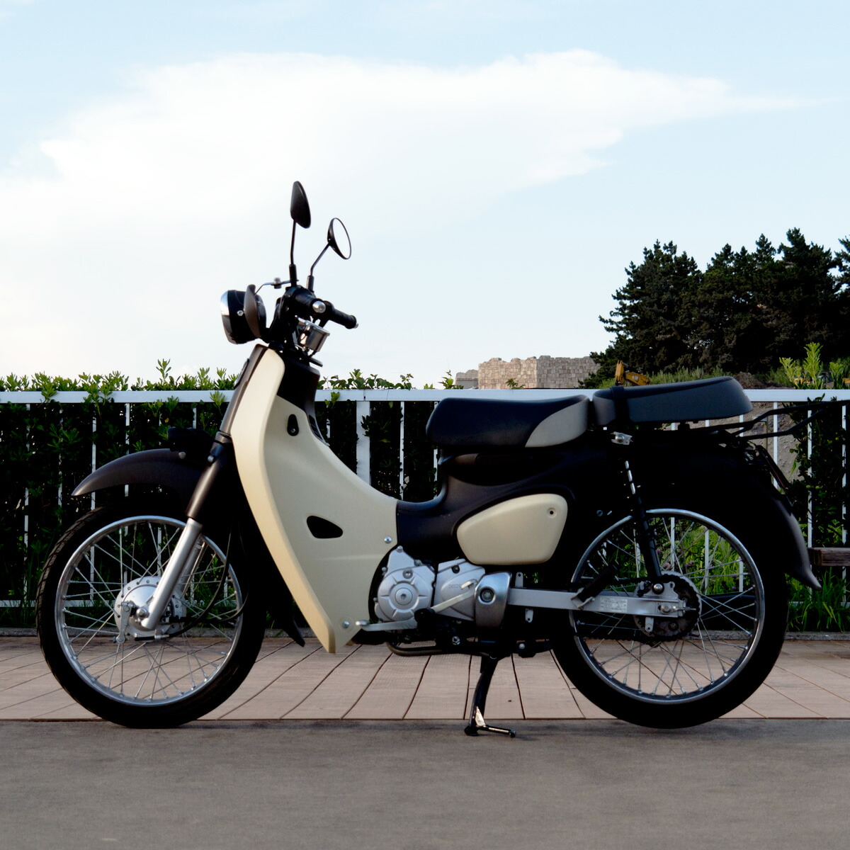 送料無料 ホンダ スーパーカブ 110 Ja44 用 タイホンダ 純正 タンデムシート リアキャリアボックスセット Wca 43 Hwb30 Ts 1 延長キャリア オーバーキャリア ツーリング キャンプ 荷台 積載 タンデム シート リアボックス スチール World Walk ワールドウォーク あす楽