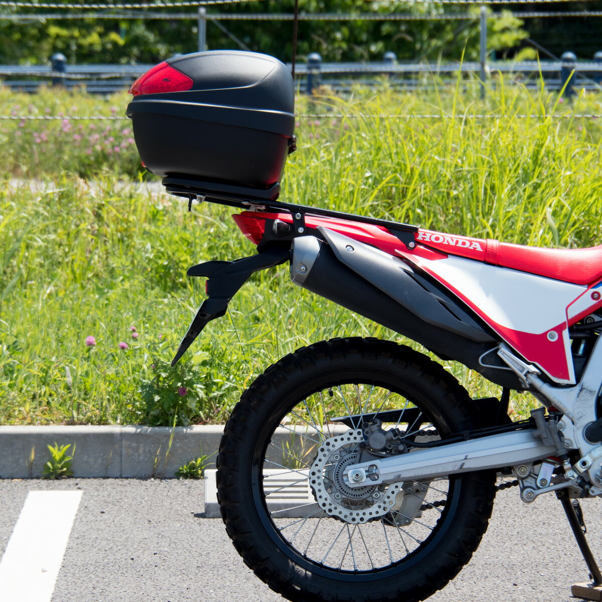 送料無料 ホンダ Crf250l Ls専用 リアキャリア 30l リアボックス セット Wca 54 Hwb30 トップケース バイクボックス インナー付き 荷台 ブラック ツーリング 通勤 カスタムパーツ バイク 積載 外装パーツ カスタムパーツ World Walk ワールドウォーク あす楽