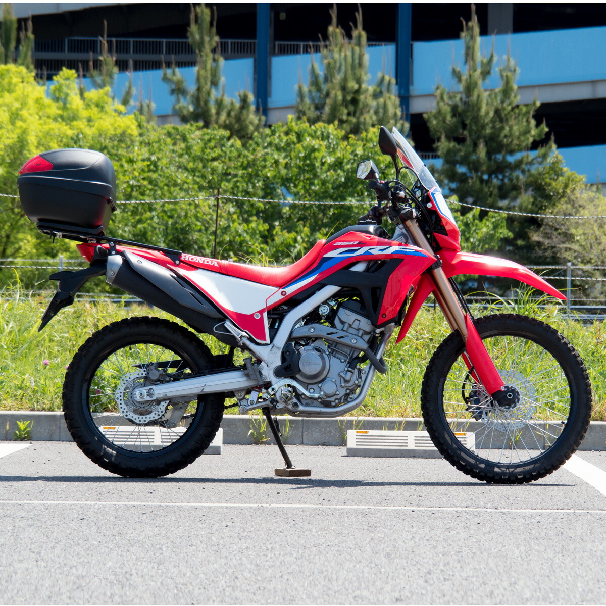 送料無料 ホンダ Crf250l Ls専用 リアキャリア 30l リアボックス セット Wca 54 Hwb30 トップケース バイクボックス インナー付き 荷台 ブラック ツーリング 通勤 カスタムパーツ バイク 積載 外装パーツ カスタムパーツ World Walk ワールドウォーク あす楽