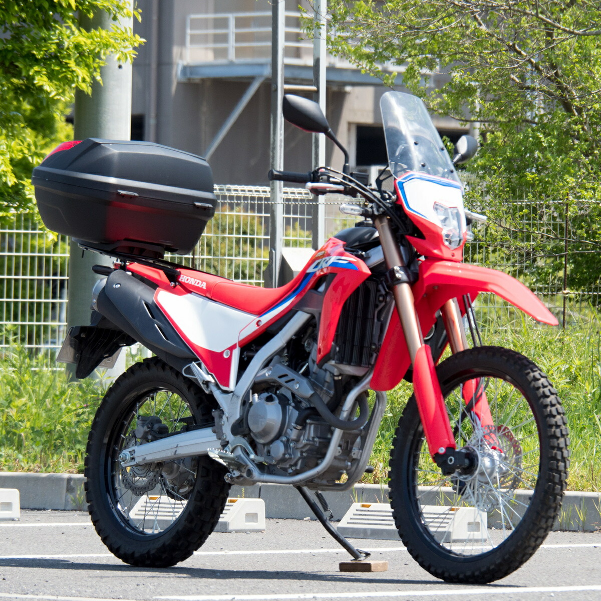 送料無料 ホンダ Crf250l Ls専用 リアキャリア 48l リアボックス セット Wca 54 Hwb48 トップケース バイクボックス インナー付き 荷台 ブラック ツーリング 通勤 カスタムパーツ バイク 積載 外装パーツ カスタムパーツ World Walk ワールドウォーク あす楽